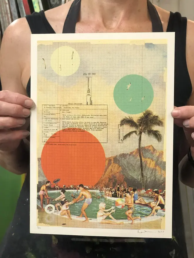 Pool Party Mini Edition Screenprint