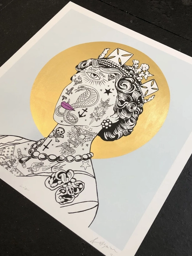 Liz Queeny Blue Print