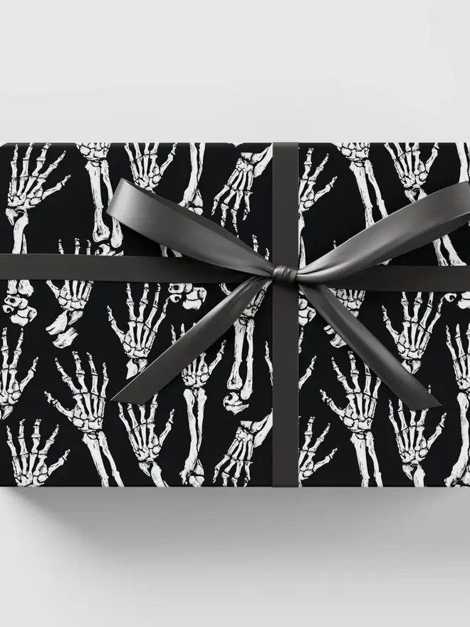 Skeleton Wrapping Paper 
