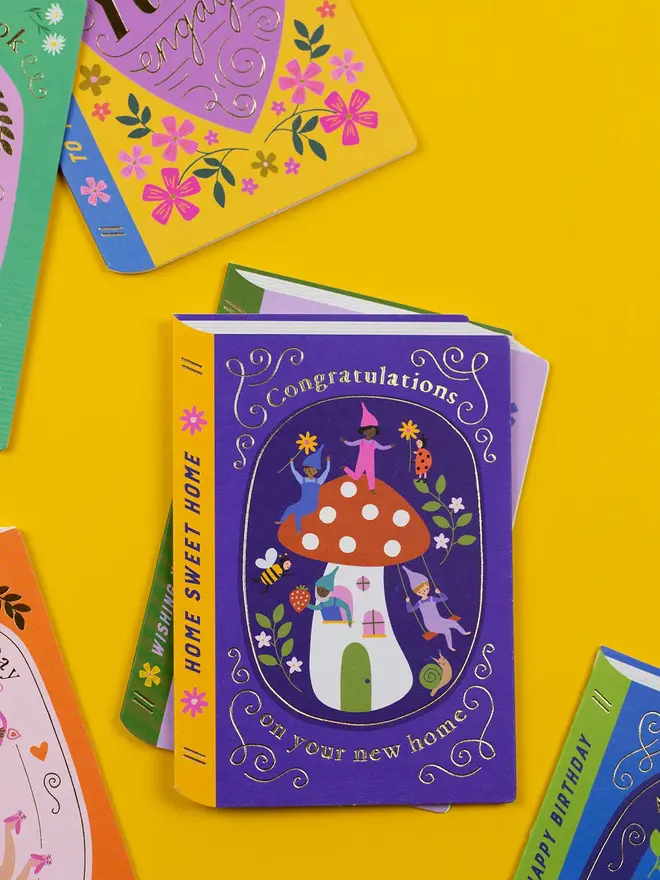 'Congratulations On Your New Home' Mushroom Home Card