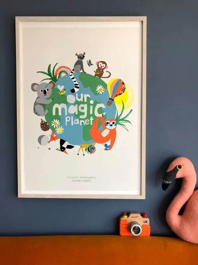 Our Magic Planet Giclee Print