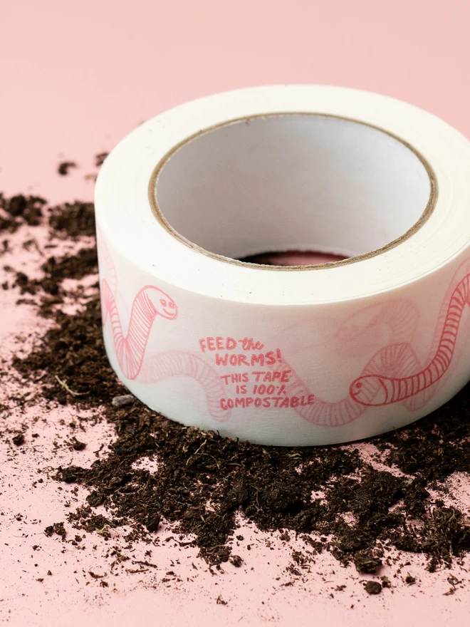 Feed The Worms Paper Tape