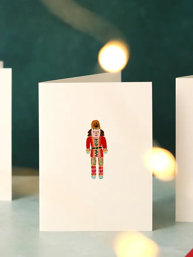 nutcracker christmas mini card