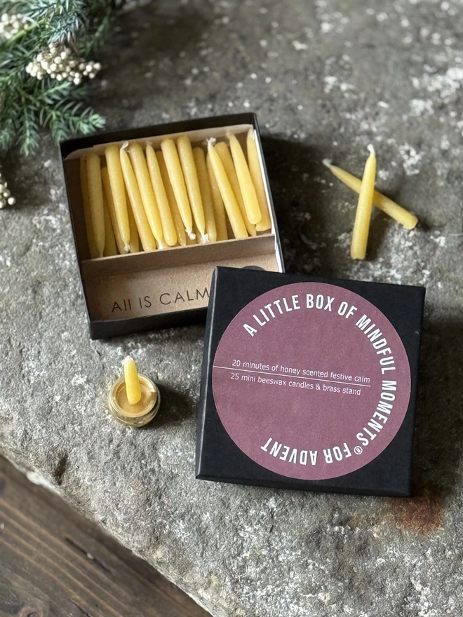 a little box of mindful moments for advent by modo and co for holly