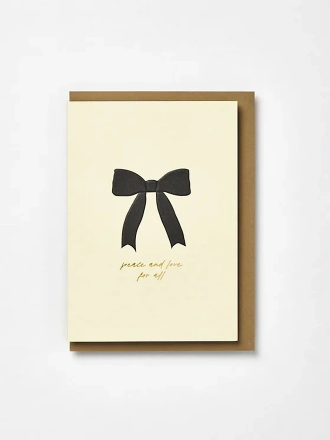 Peace And Love For All Seasonal Christmas Cards (Pack Of 6)