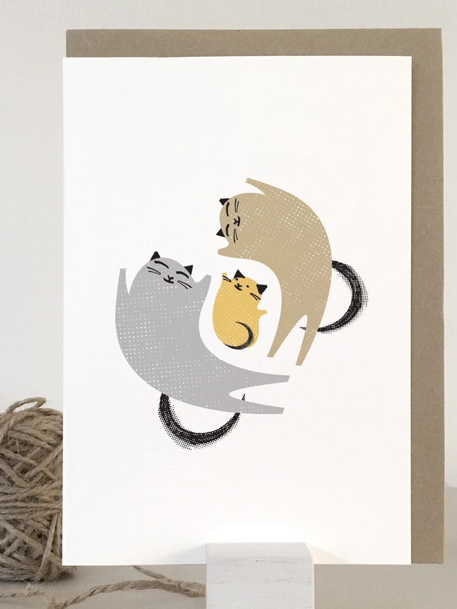 New Baby Card For Cat Parents