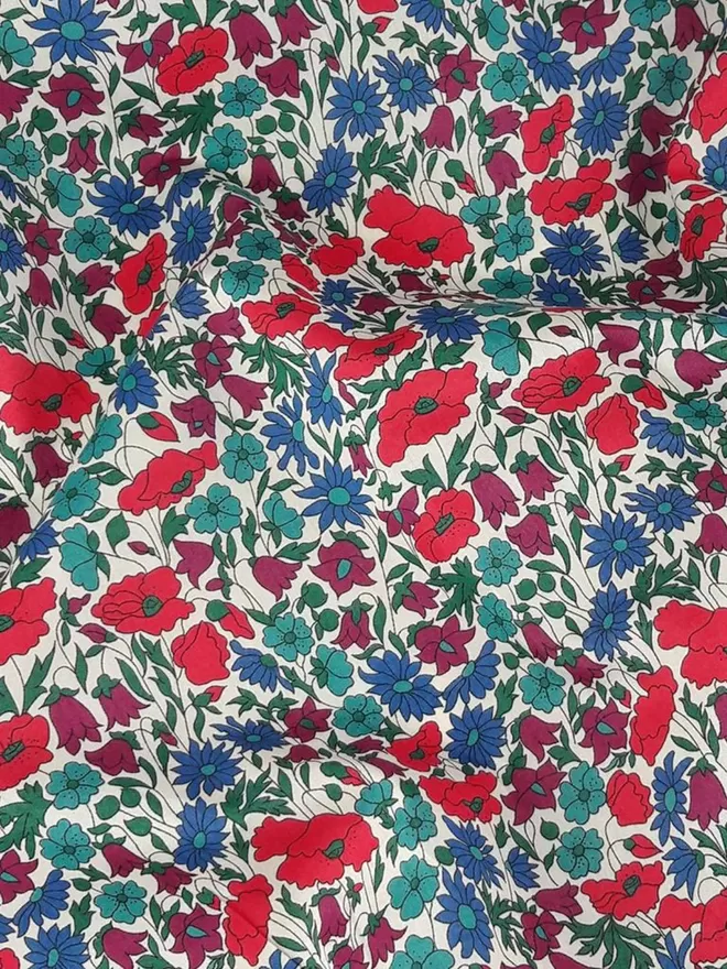 Liberty Teal Christmas Stocking