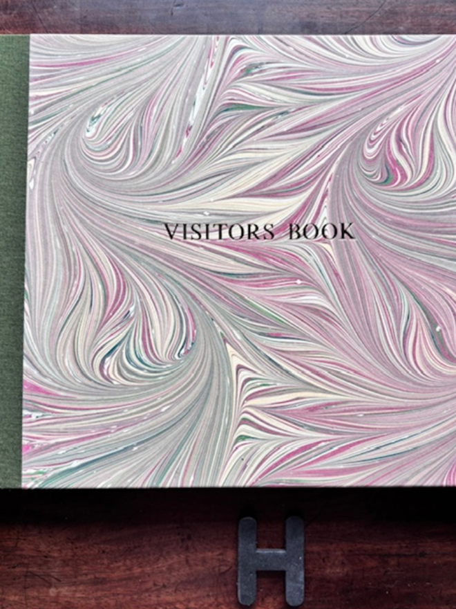 Visitor’s Book. A visitor’s book in H