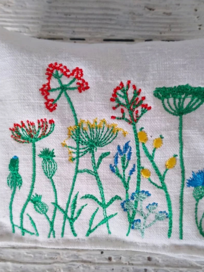 Botanical Lavender Sachet. A lavender sachet in bold.