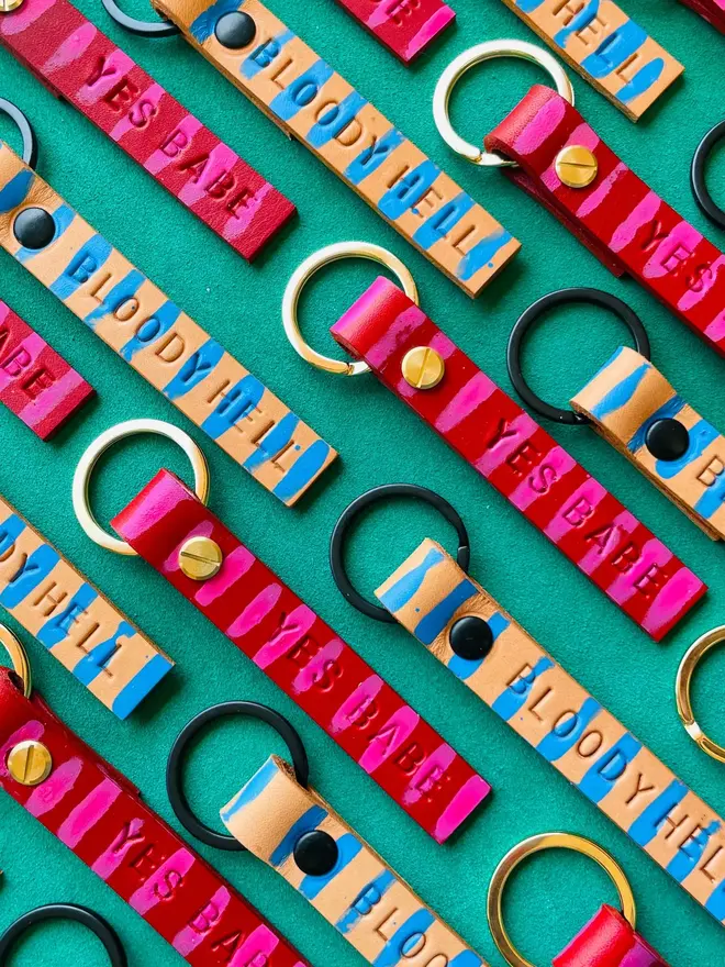 Handpainted keyrings