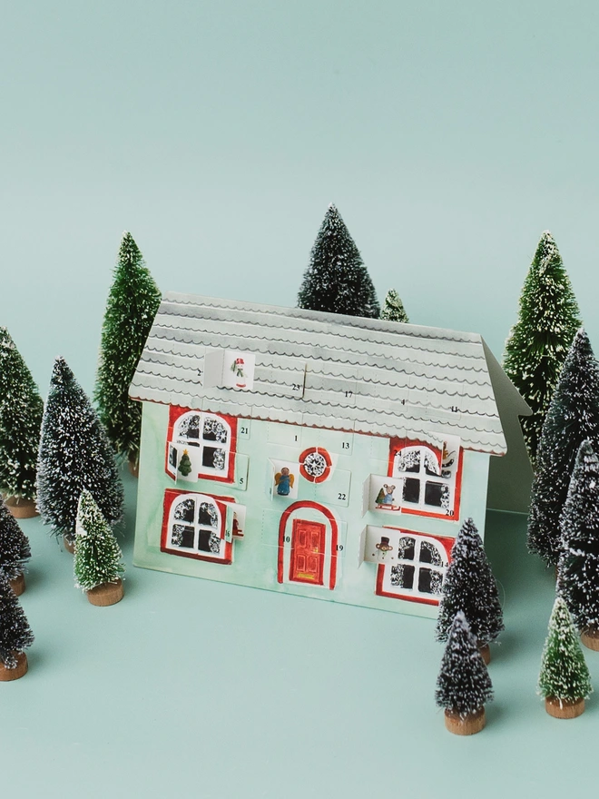 Humbug House Advent Calendar Christmas Card 
