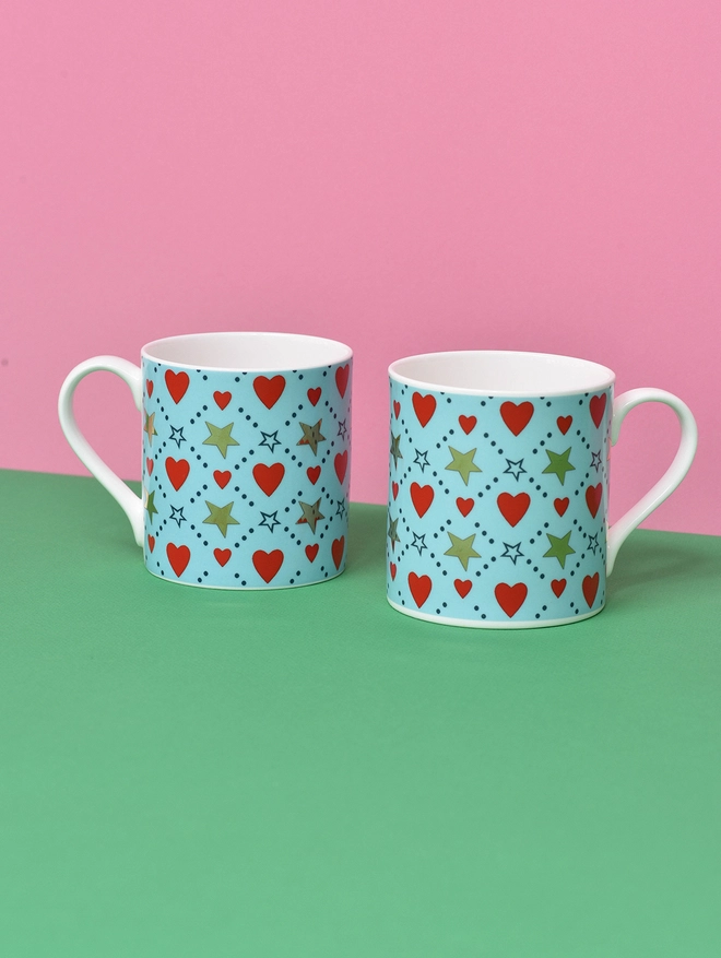 Goochy mugs pair