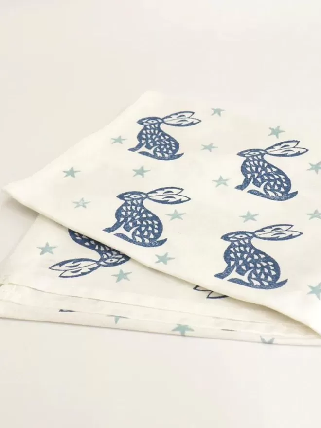 Hare & Star Tea Towels Indian Block Printing Kit