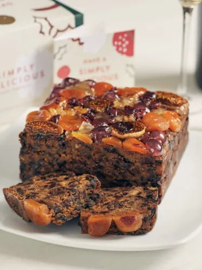 Christmas Bejewelled Cake In A Gift Box