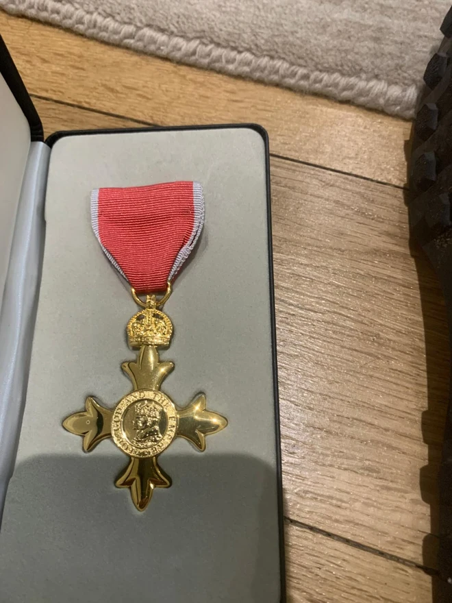 Custom Personalised Giclée Fine Art Print, medal/ accessory image sent in. 