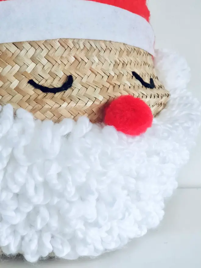 Santa Belly Basket 