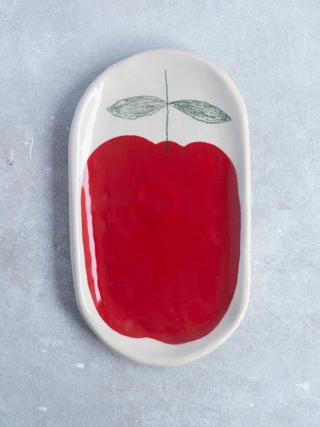 apple medium dish
