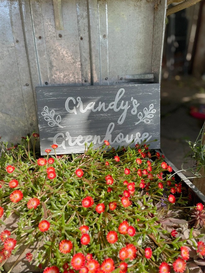 personalised garden sign