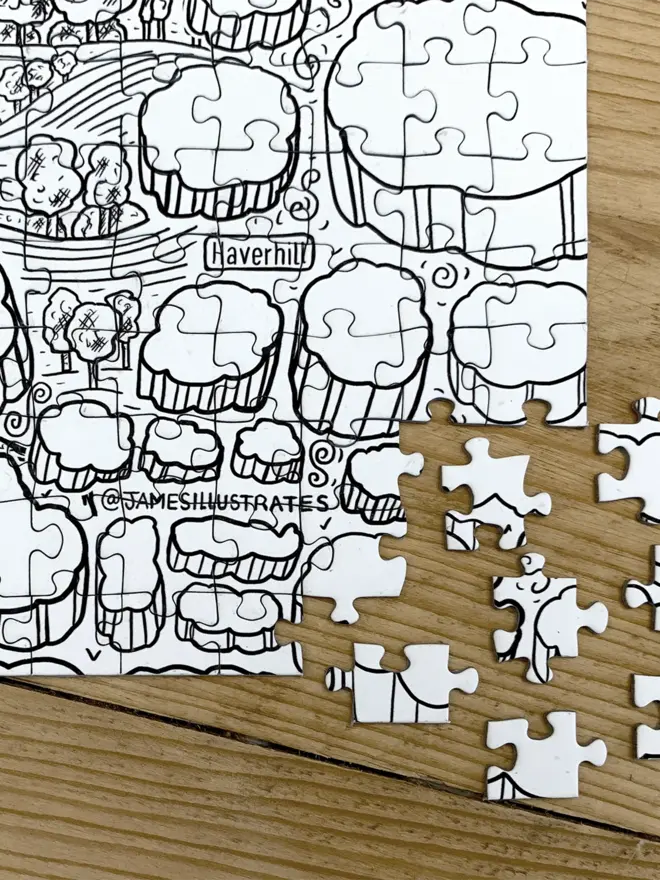 Cambridgeshire 100 piece jigsaw puzzle