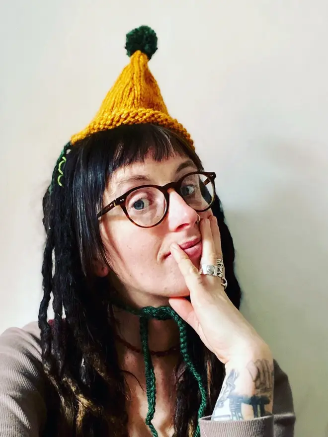 Knitted Party Hat 
