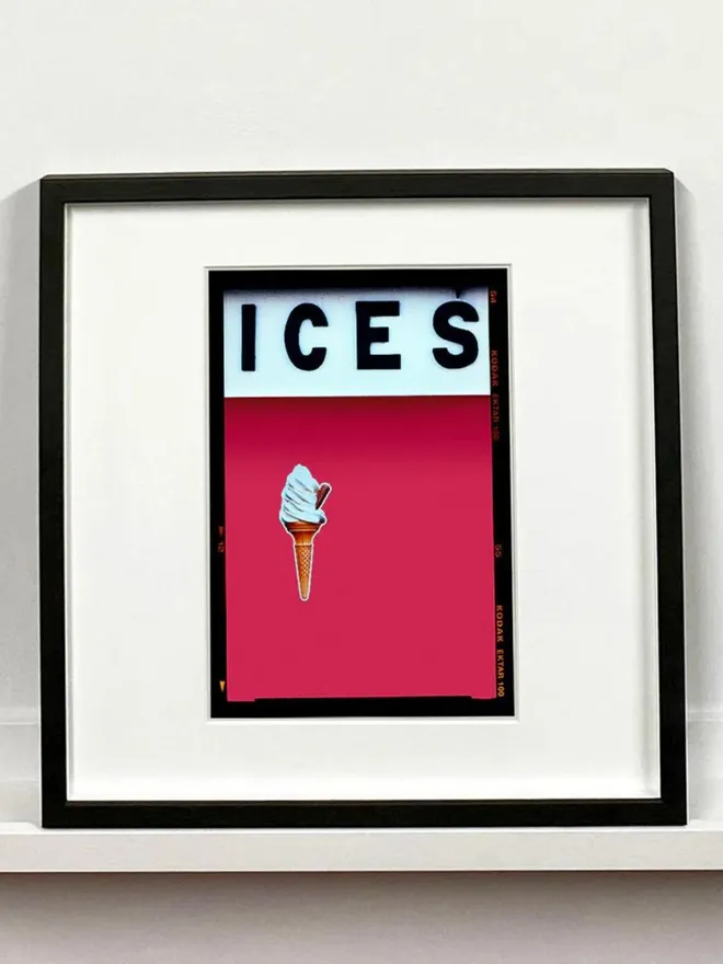 'ICES', Raspberry, Bexhill on Sea, Colourful Artwork