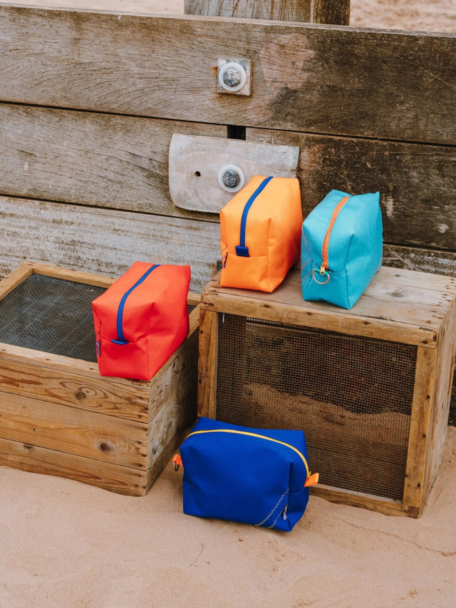 cube square wash bags