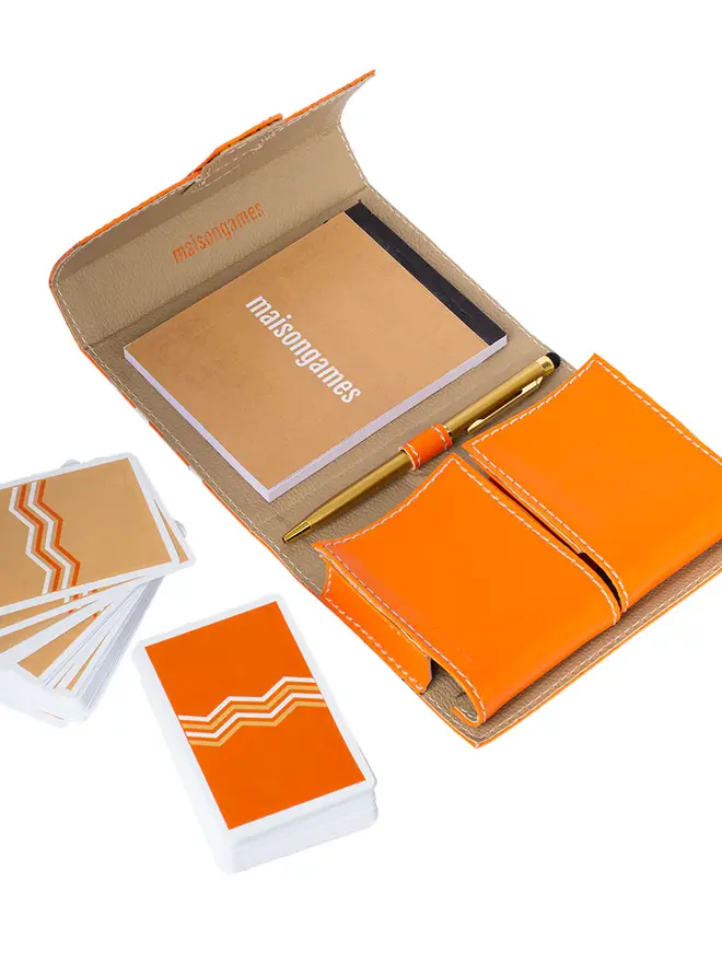 Orange Playing Cards