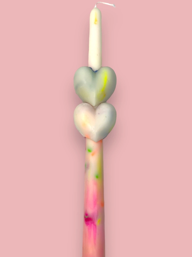 SPECKLE CANDLE LOVE STACK