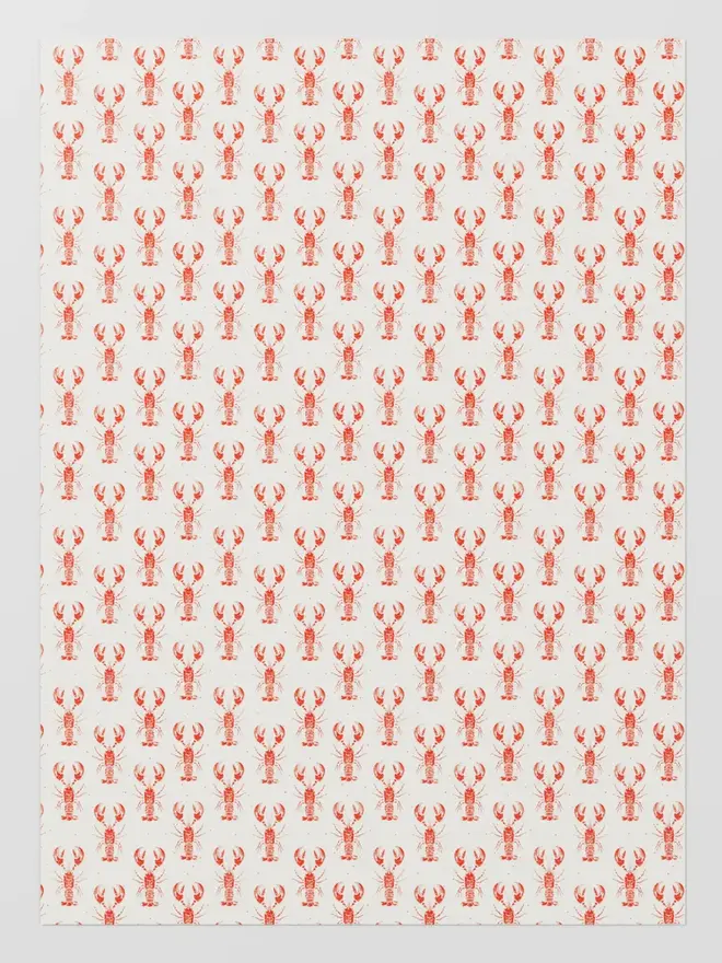 Lobster Wrapping Paper