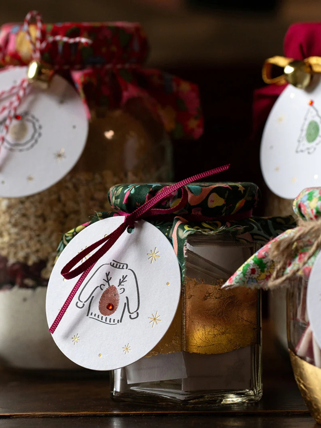 festive fingerprints jolly jar decorating kit