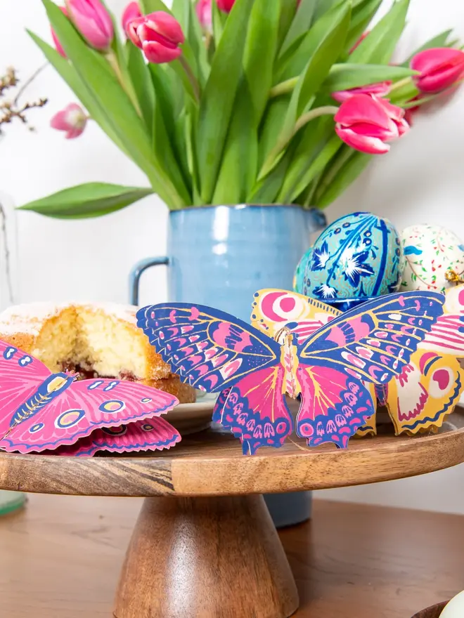 butterflies hanging paper ornament decorations