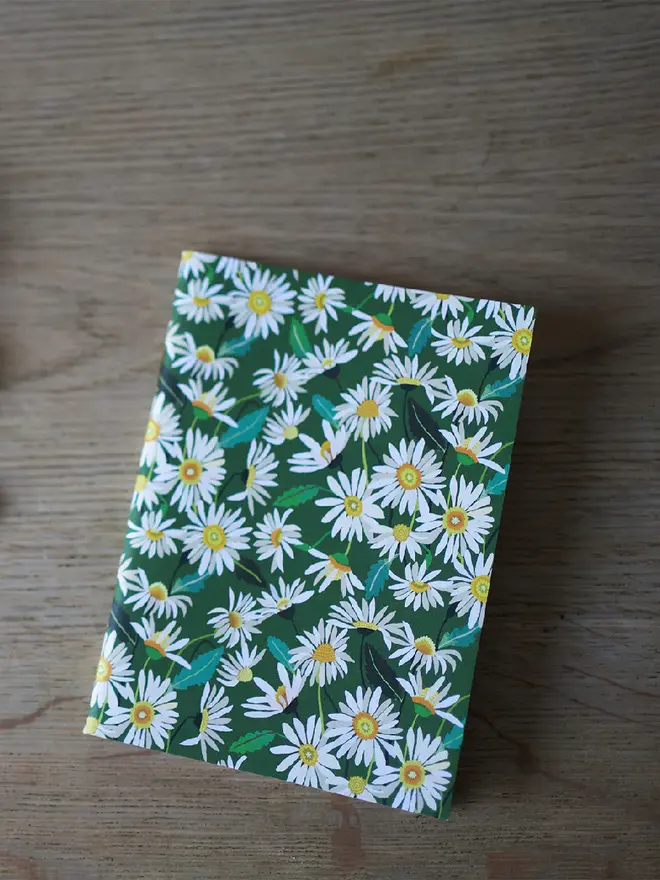 illustrated daisy notebook