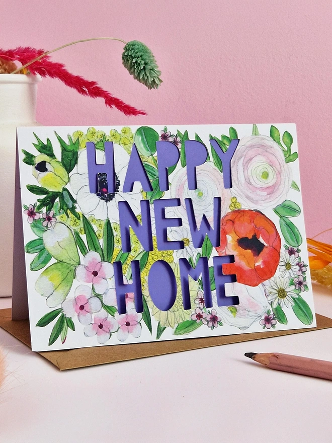 'Happy New Home' Moving Card