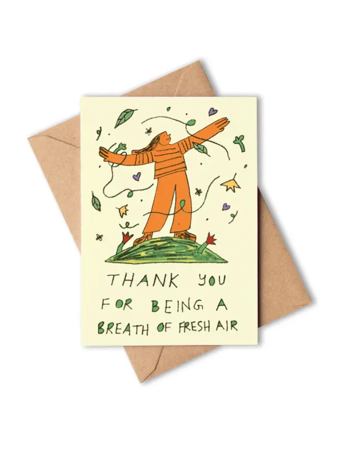 'Breath of Fresh Air' Greeting Card