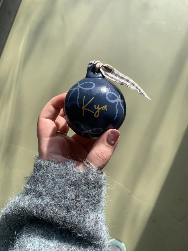 Personalised Painted Baubles