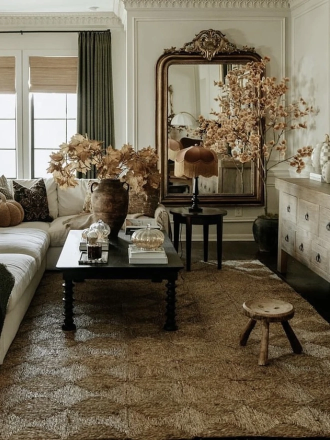 The Emmy Fringed Lampshade - Golden Fringe