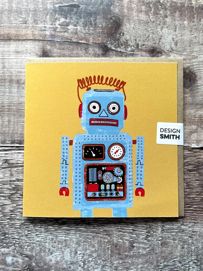 Robot- Blank greeting cards 