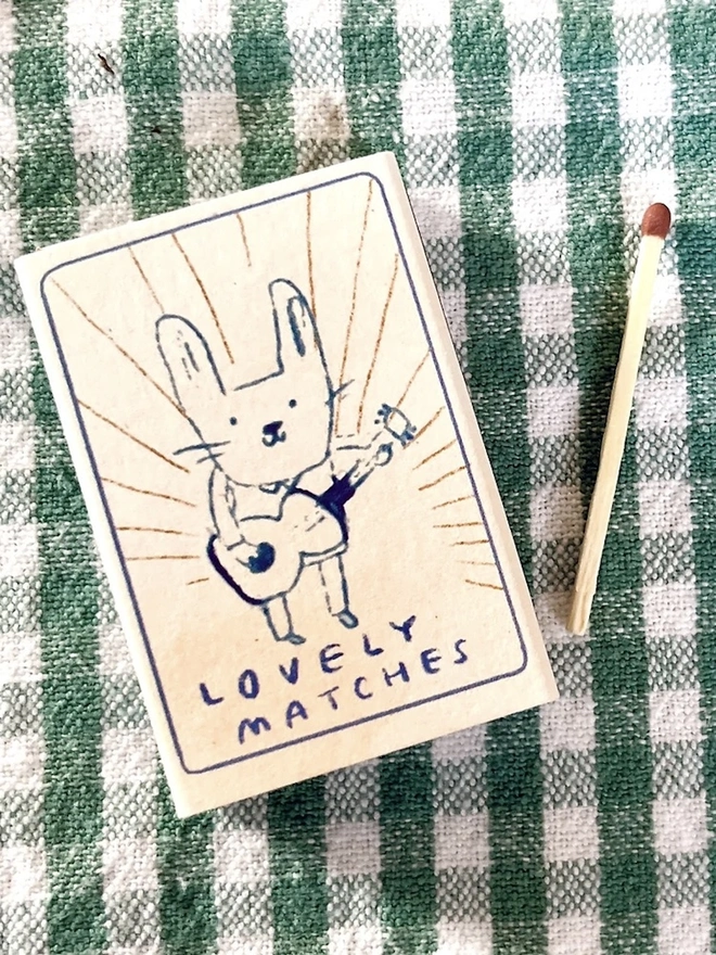 Guitar Bunny Lovely Matches