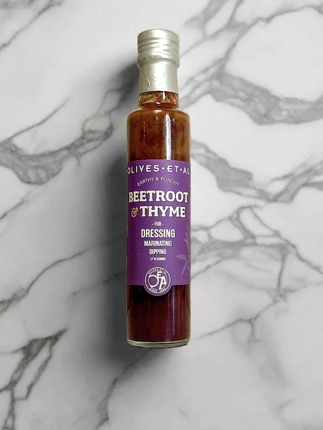 Punchy Beetroot & Thyme Dressing & Marinade badge