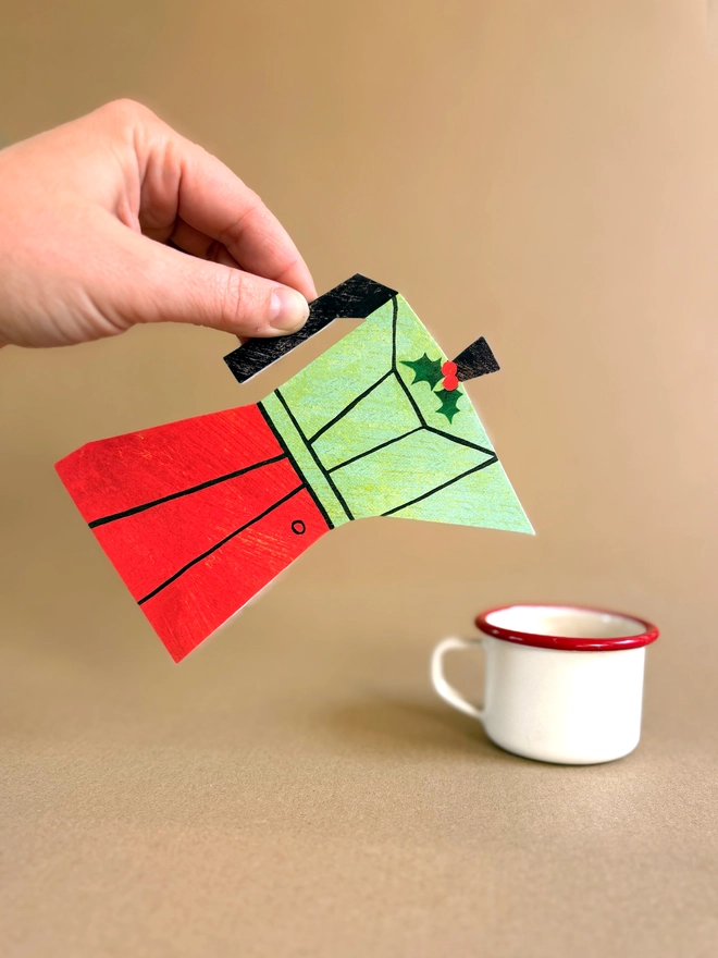 Christmas Coffee Pot 