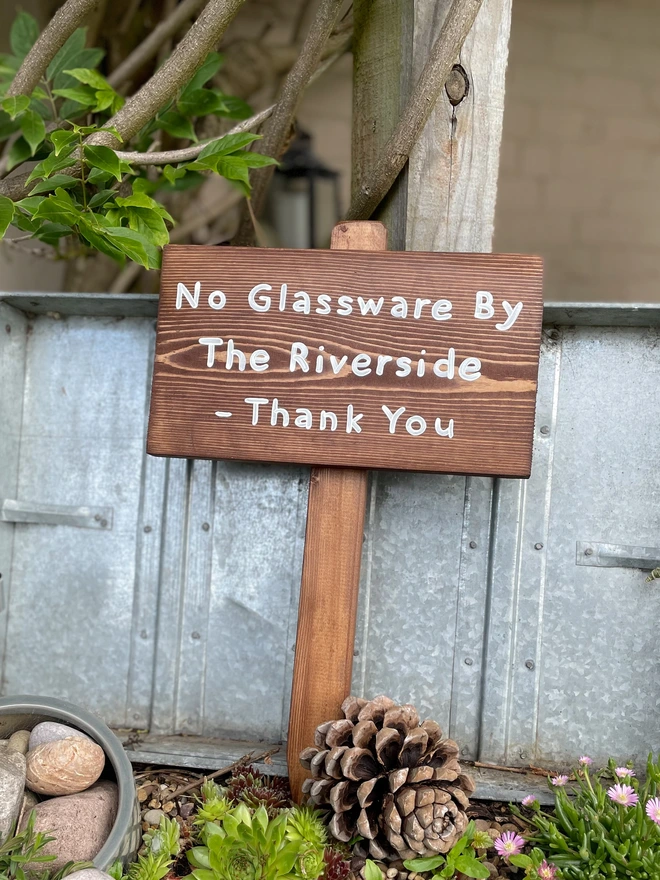 custom business information sign