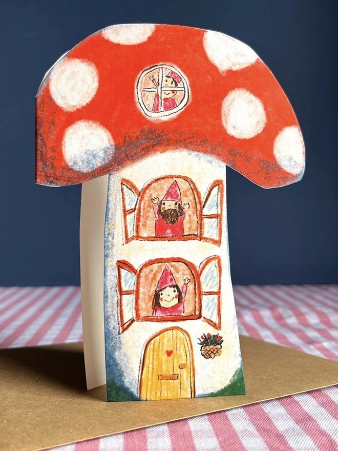 Toadstool Dream Home Card 