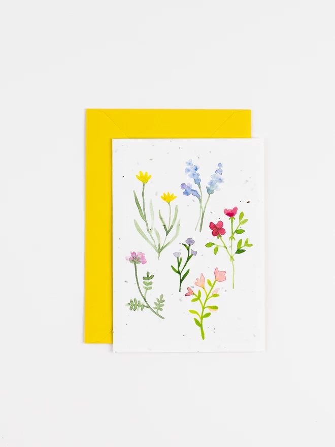 Wildflowers Plantable Card