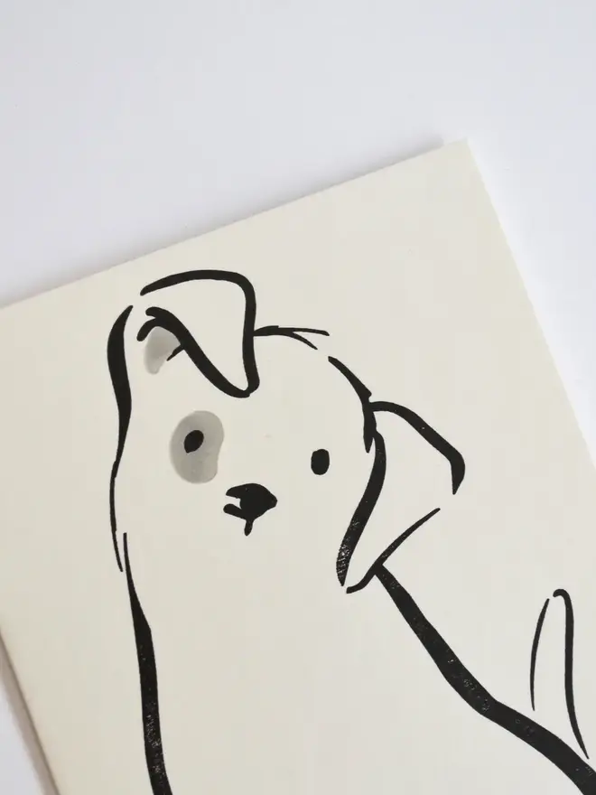 Letterpress Printed Dog Everyday Card