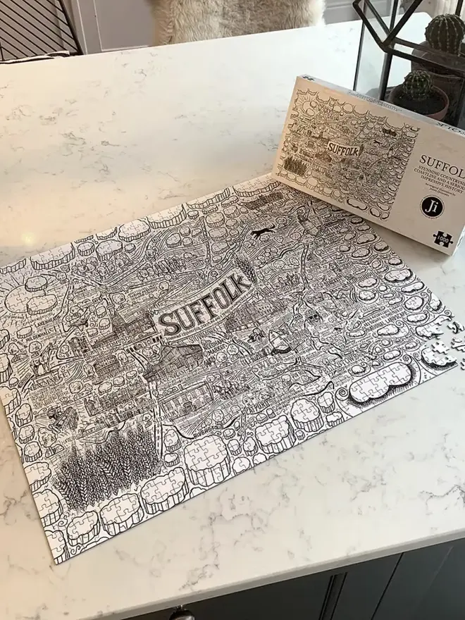 Suffolk Jigsaw Puzzle - 1000 Pieces Made