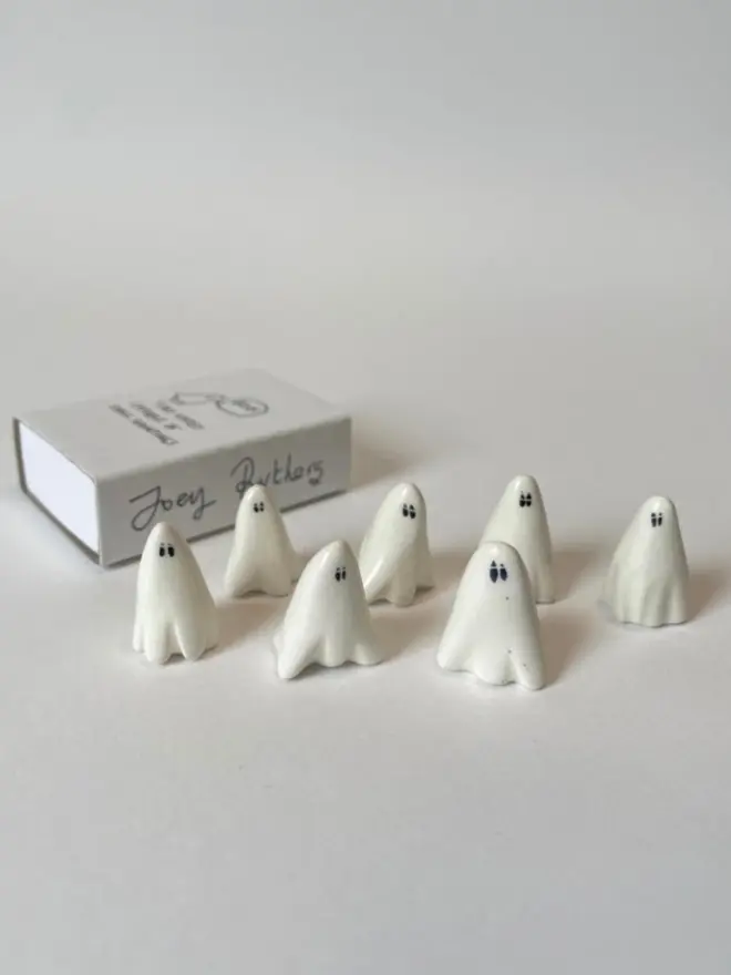 Mini Ceramic Ghost in a Box (Club Holly & Co)
