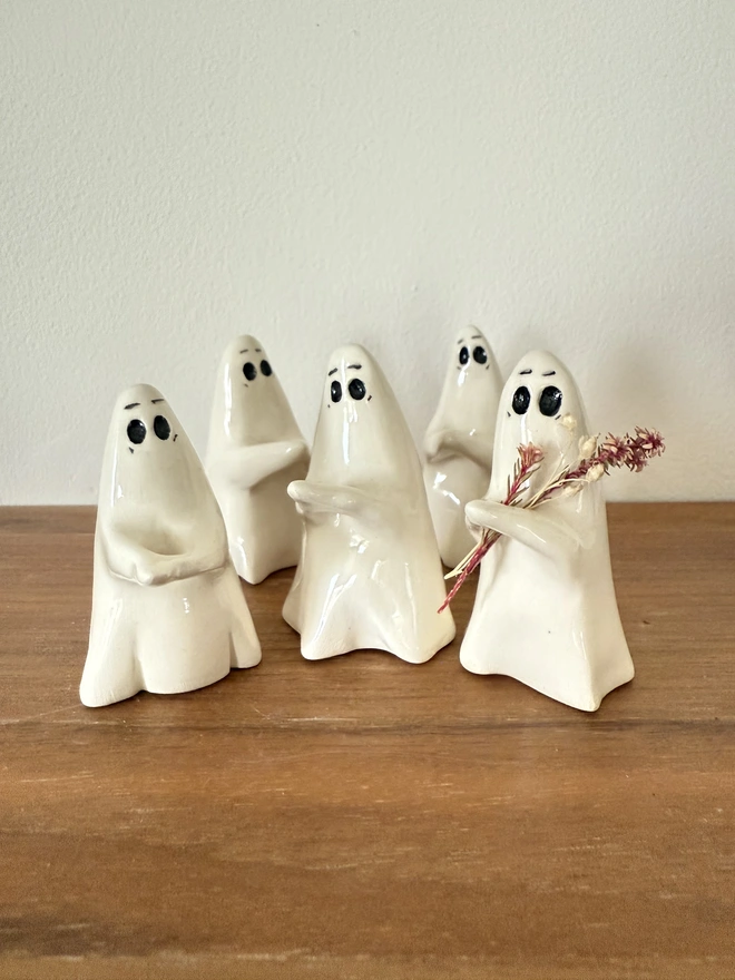 Ceramic Mini Ghosts that Hold Things (Club Holly & Co)
