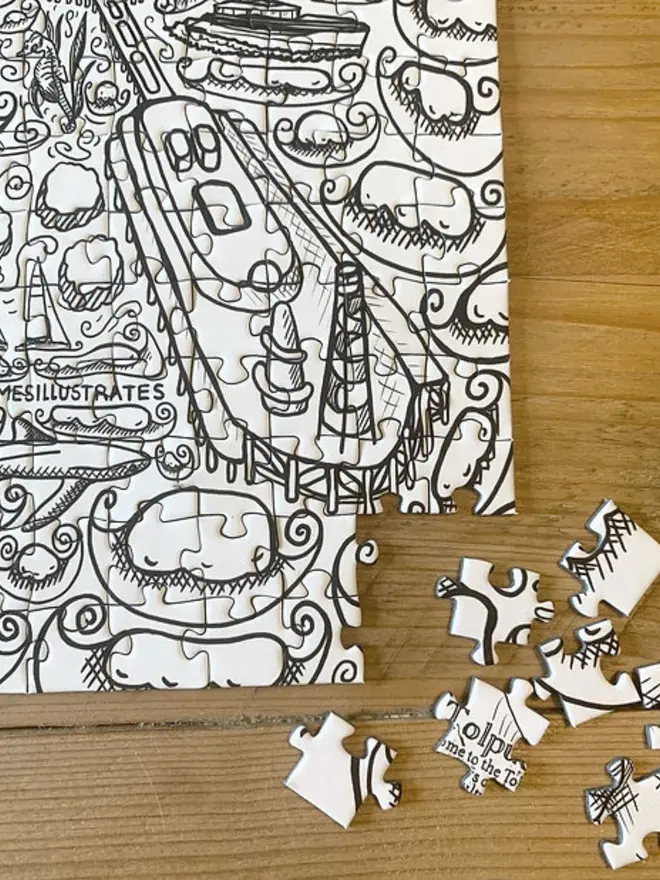 Dorset Jigsaw Puzzle - 1000 Pieces  Corner