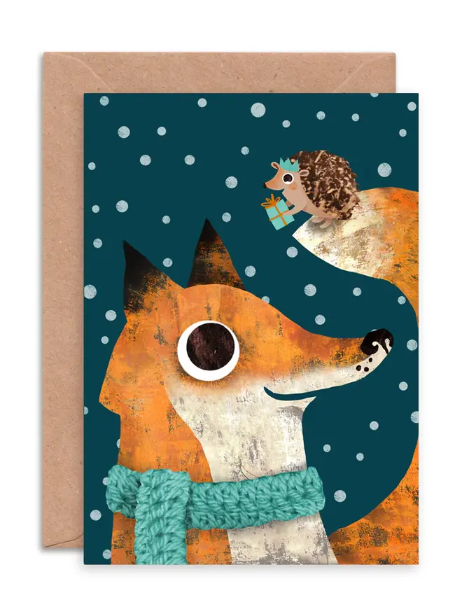 christmas animals card pack