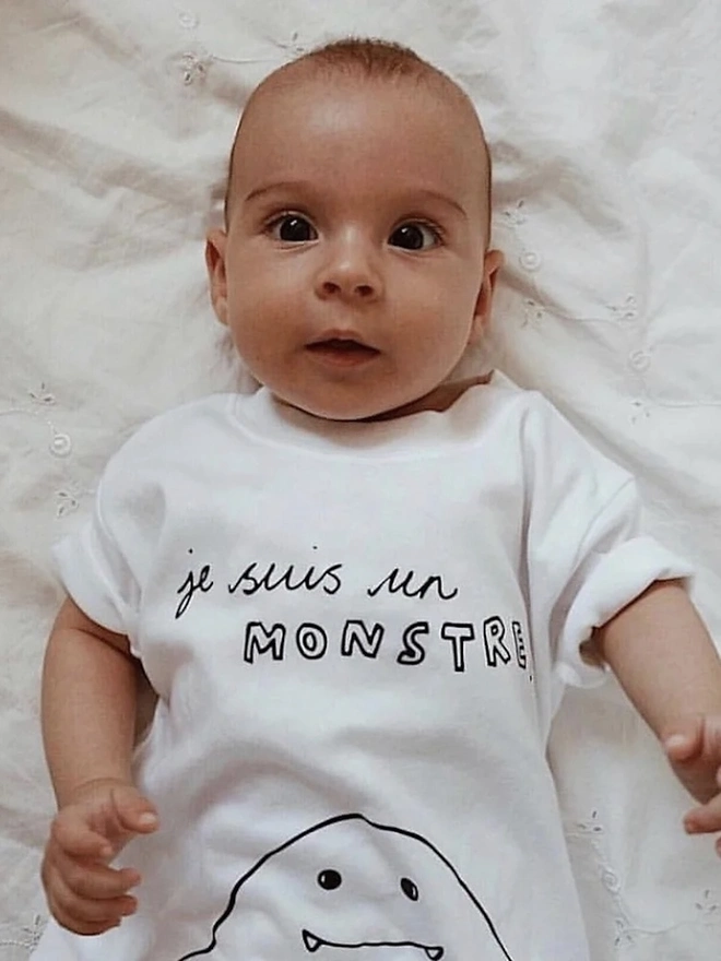 'Je suis un Monstre' Baby Tee